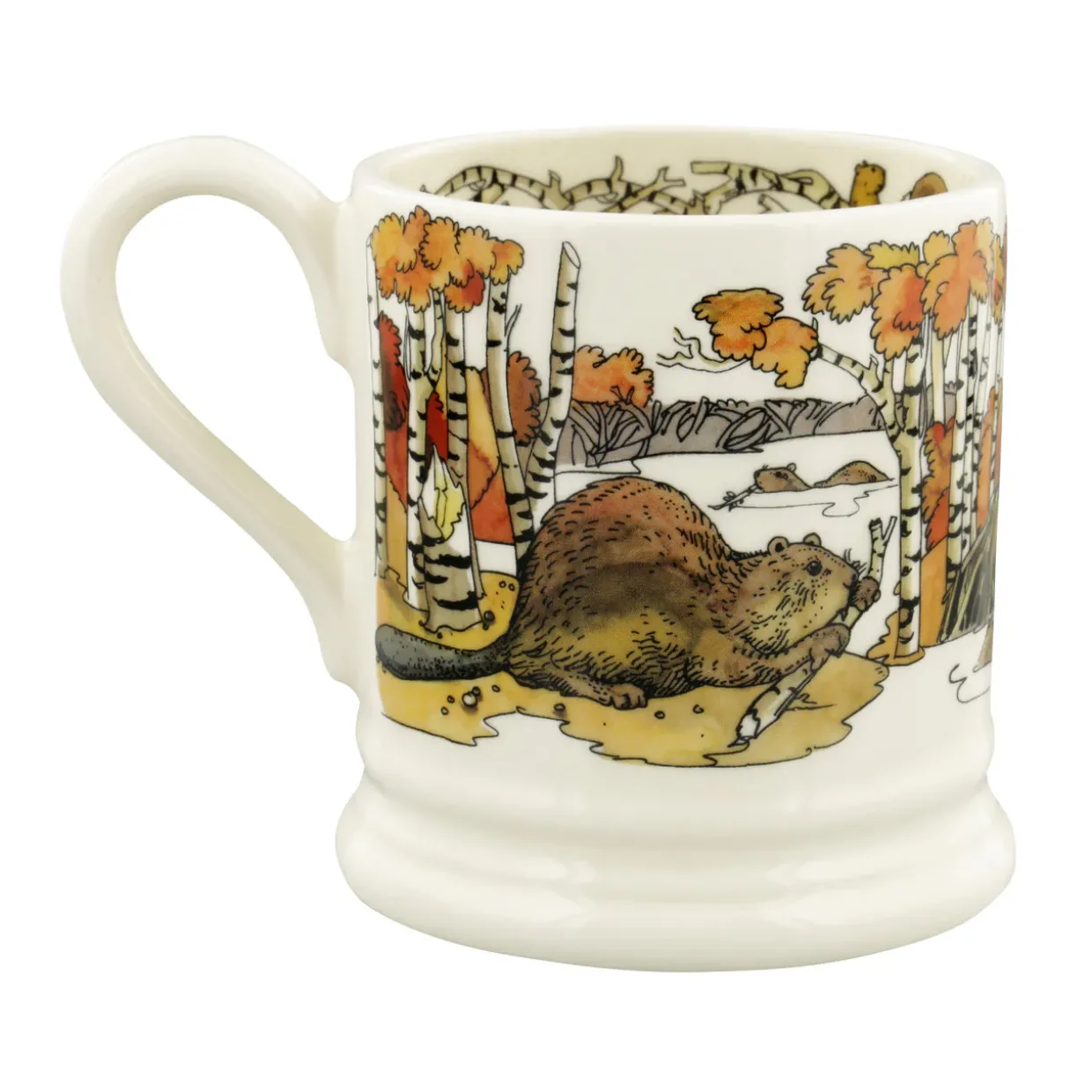 In The Woods Beavers 1/2 Pint Mug