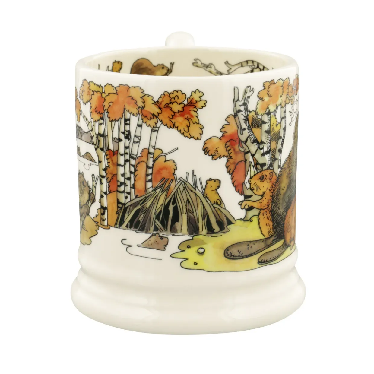 In The Woods Beavers 1/2 Pint Mug