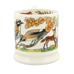 In The Woods Foxes And Jay 1/2 Pint Mug