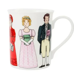 Jane Austen Characters Mug Boxed