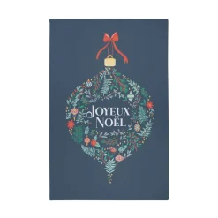 Joyeux Noel Recycled Cotton Blend Tea Towel