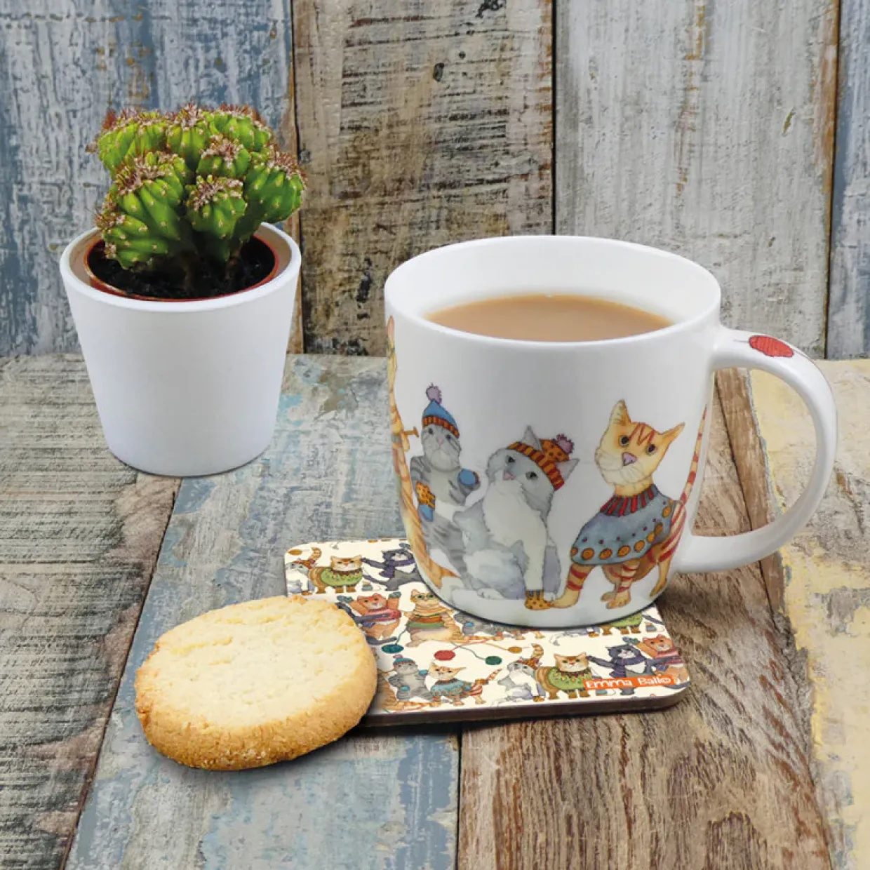 Kittens In Mittens Bone China Mug (Boxed)