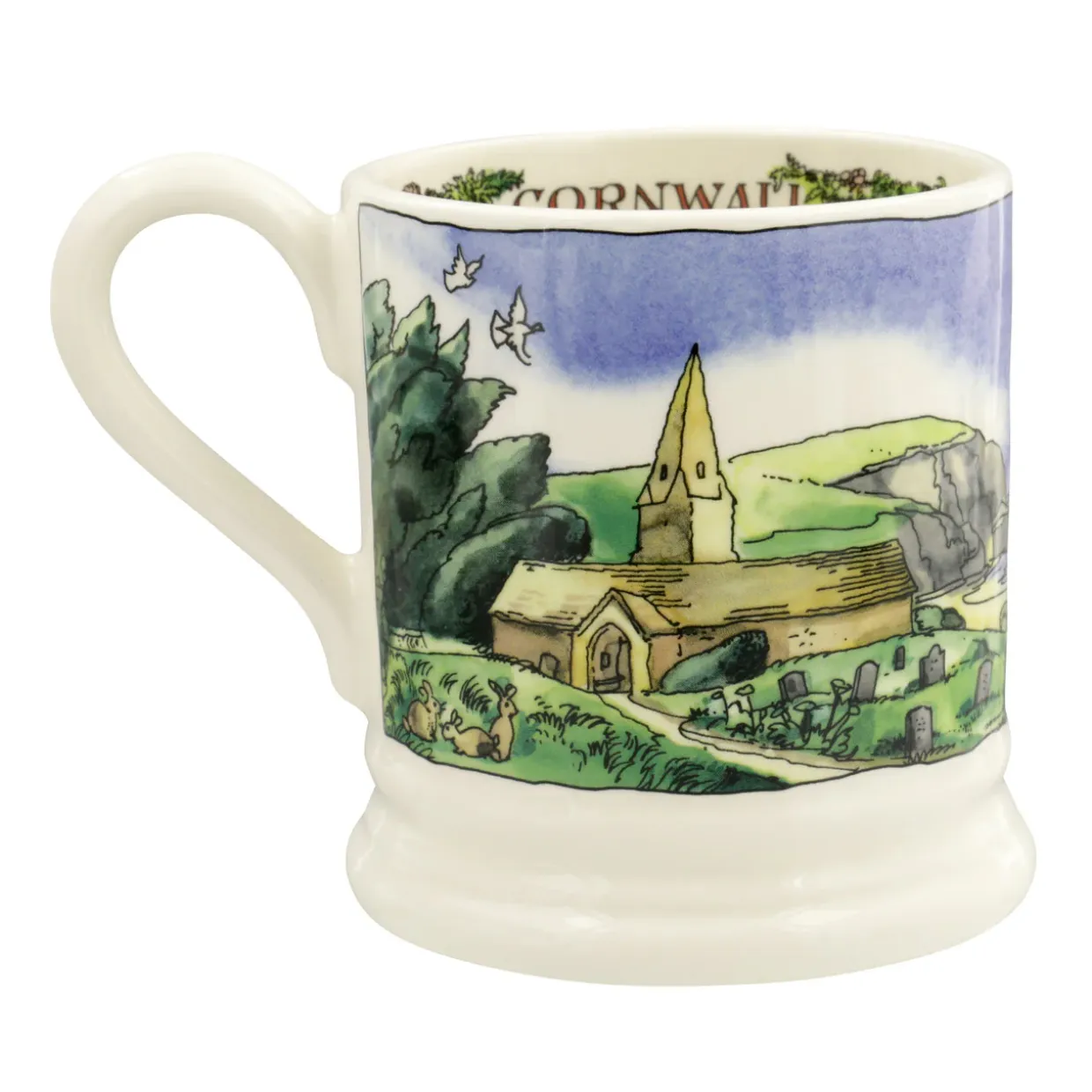 Landscapes Of Dreams Cornish Beaches 1/2 Pint Mug