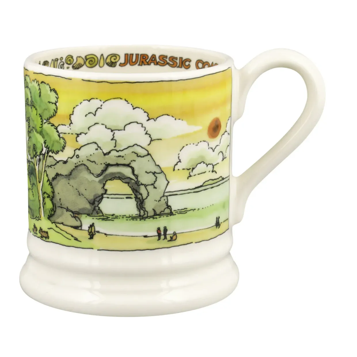 Landscapes Of Dreams Jurassic Coastline 1/2 Pint Mug