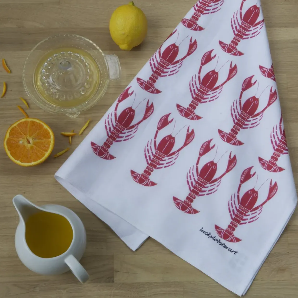 Lobster Tea Towel