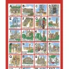 London A-Z Cotton Tea Towel