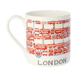 London Bus Bone China Mug