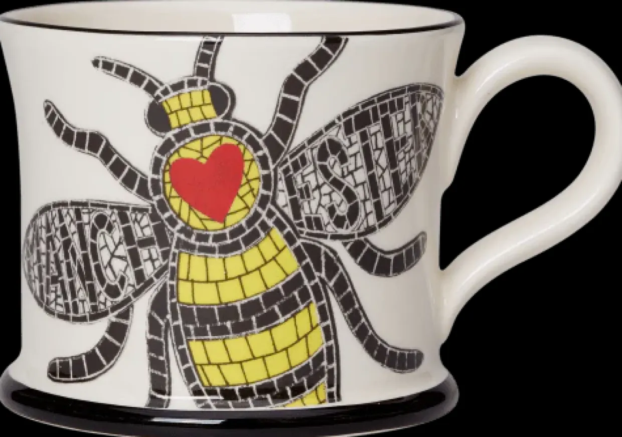 Manchester Bee Mug By Moorland Pottery
