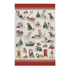Merry Mutts Cotton Tea Towel