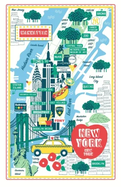 New York Cotton Tea Towel