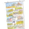 Northern Ireland By Emma Ball Tea Towel