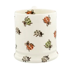 Orange Ladybirds 1/2 Pint Mug