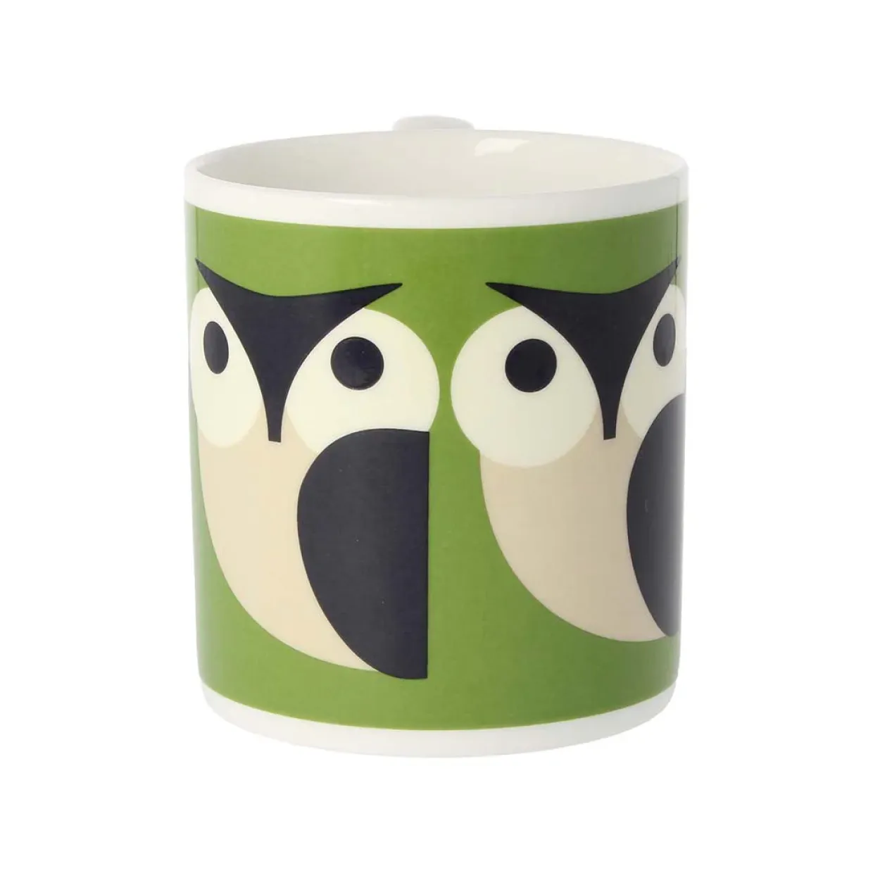 Orla Kiely Apple Owl Bone China Mug