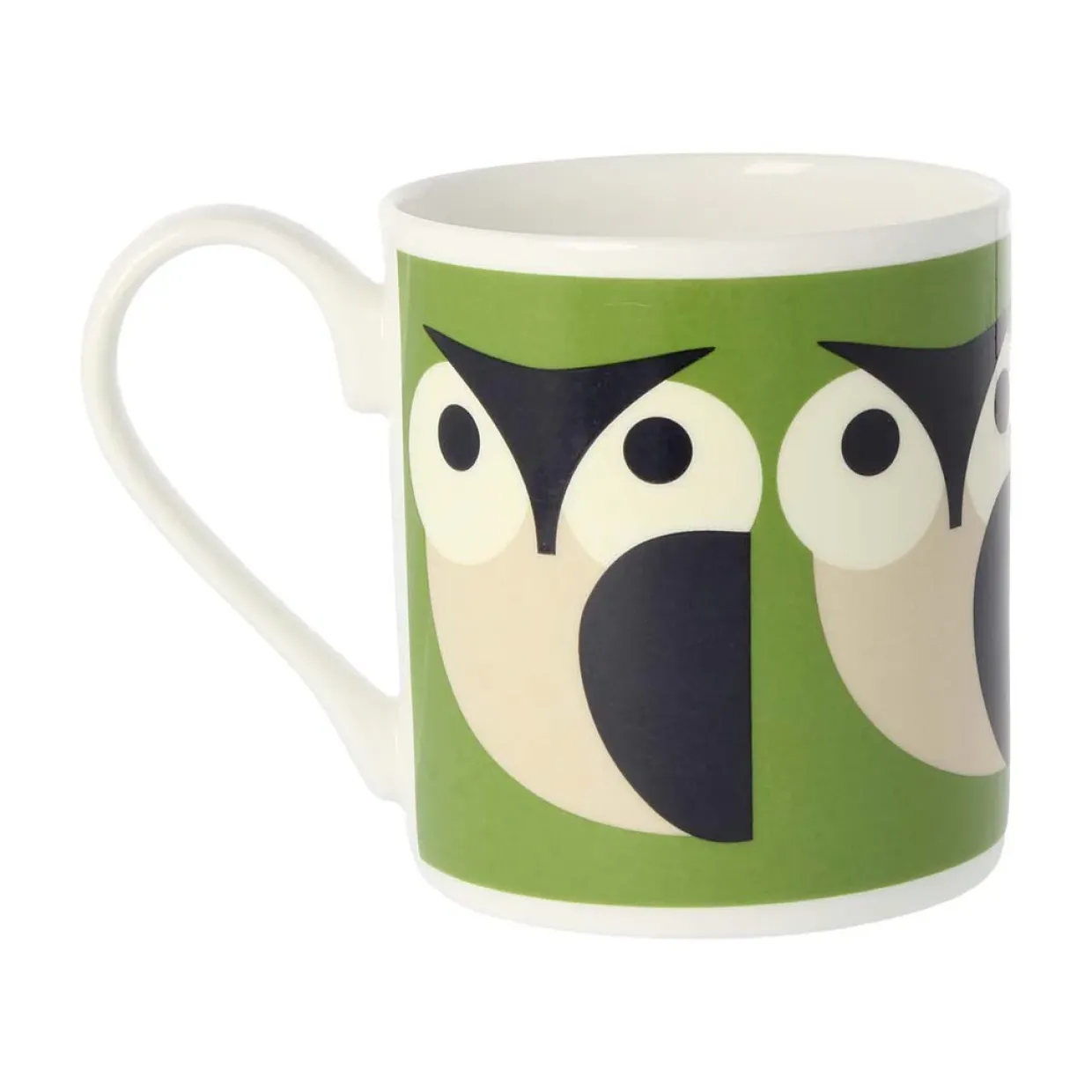 Orla Kiely Apple Owl Bone China Mug