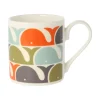 Orla Kiely Whale Orange Bone China Mug