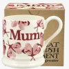 Pink Cabbage White Butterfly Mum 1/2 Pint Mug Boxed