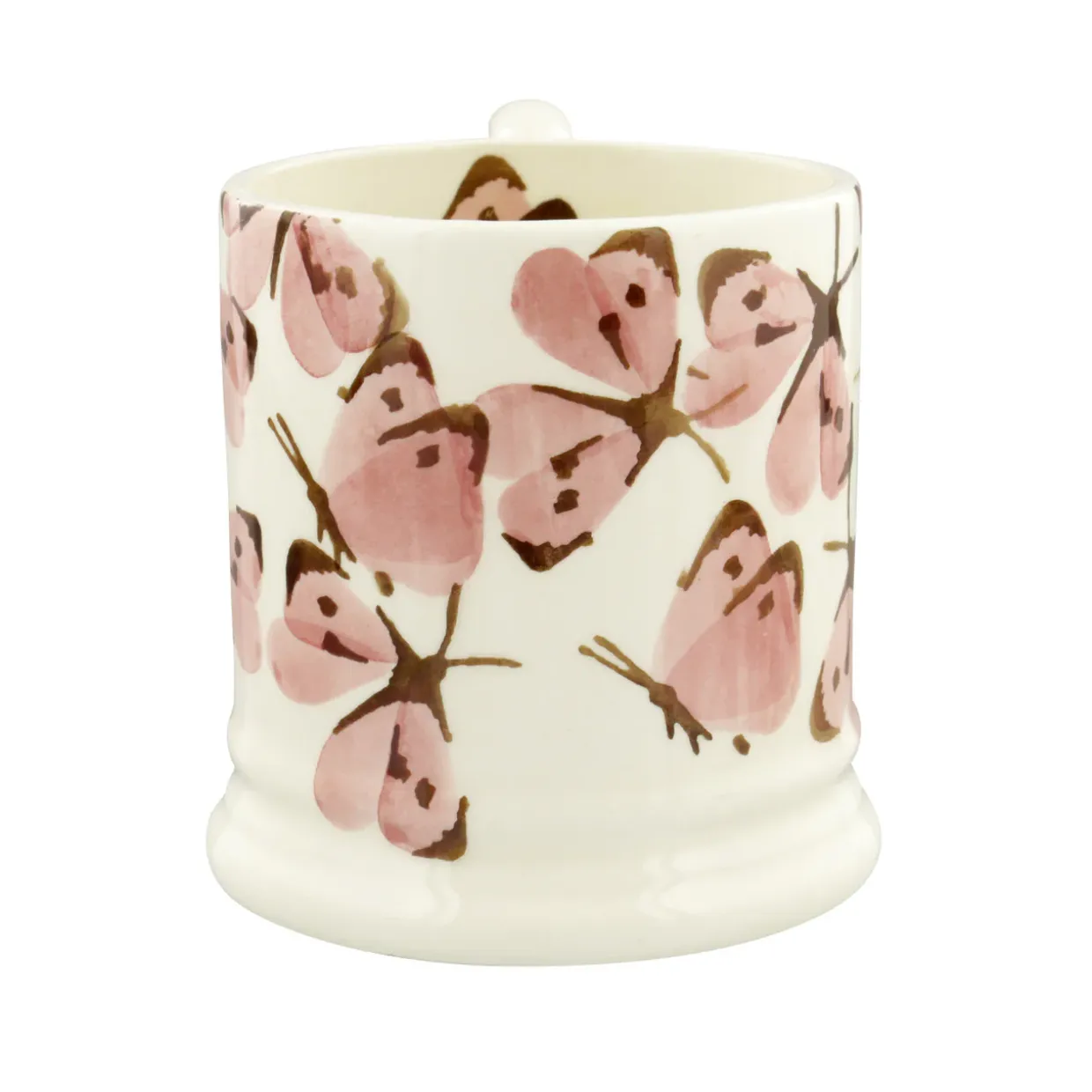 Pink Cabbage White Butterfly 1/2 Pint Mug