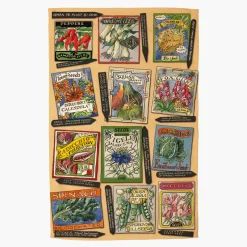 Plant And Sow Calendar Tea Towel