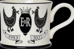 Platinum Jubilee Ducks Mug By Moorland Pottery