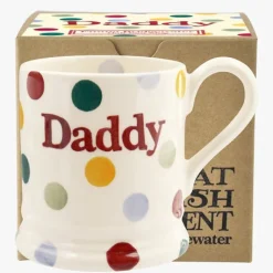 Polka Dot 'Daddy' 1/2 Pint Mug - Boxed