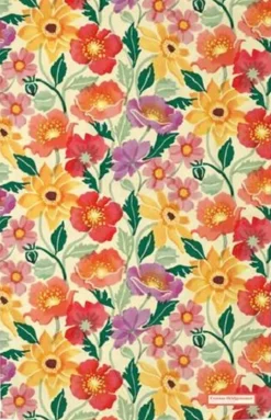Poppies & Cosmos Tea Towel