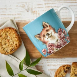 Poppy Field Bone China Mug