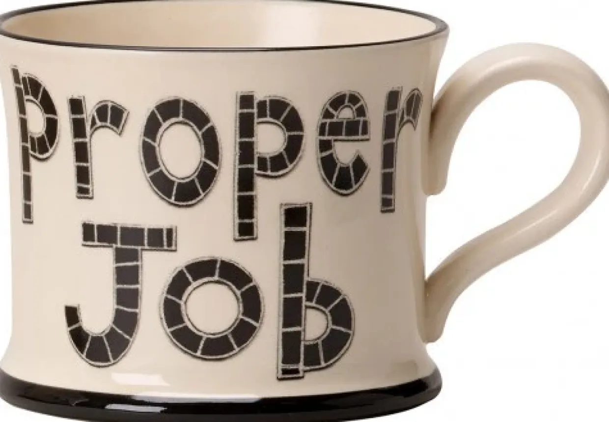 Proper Job (Devon) Mug By Moorland Pottery