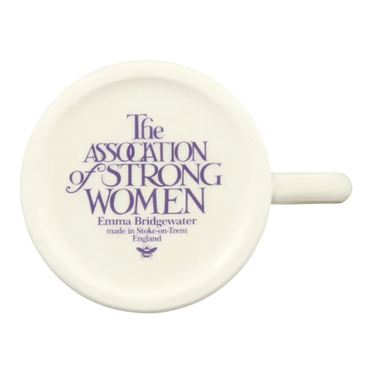 Purple Toast Strong Women 1/2 Pint Mug