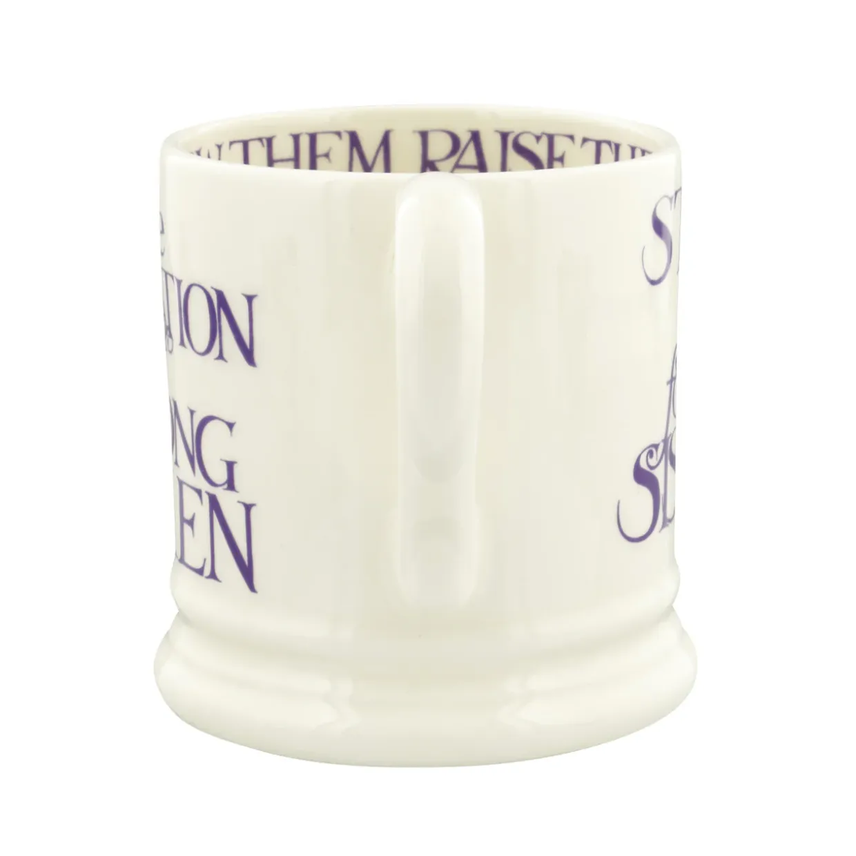 Purple Toast Strong Women 1/2 Pint Mug