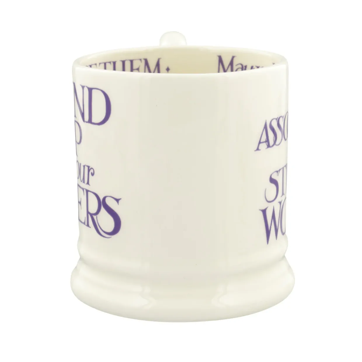 Purple Toast Strong Women 1/2 Pint Mug
