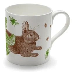 Rabbit & Cabbage Bone China Mug