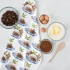 Rabbit & Pudding Tea Towel