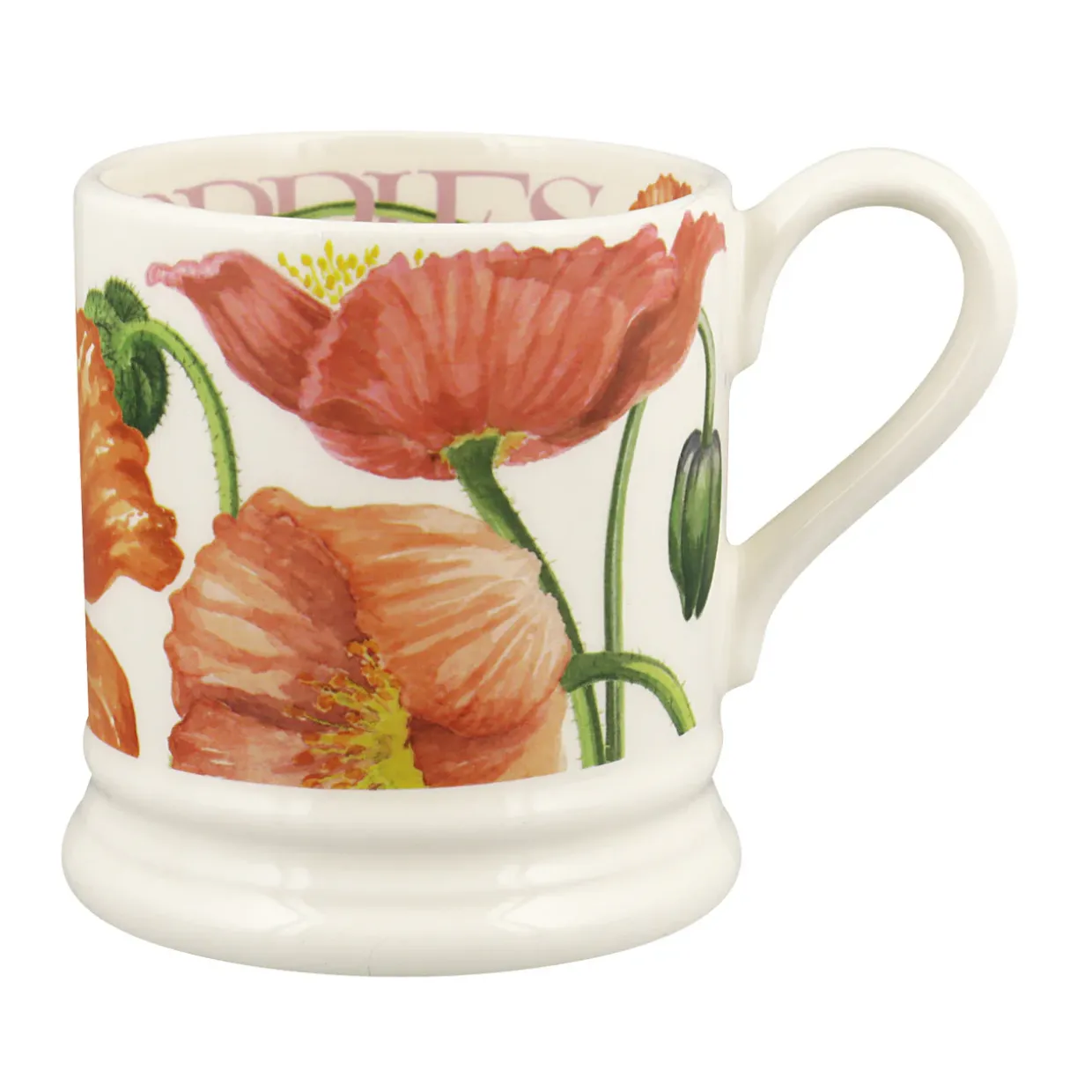 Red Poppy 1/2 Pint Mug
