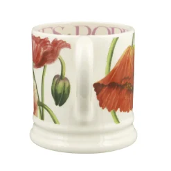 Red Poppy 1/2 Pint Mug