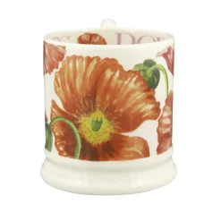 Red Poppy 1/2 Pint Mug