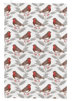 Robin & Holly Tea Towel