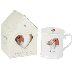 Robin White China Mug