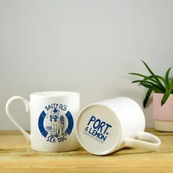 Salty Sea Dog Bone China Mug - New