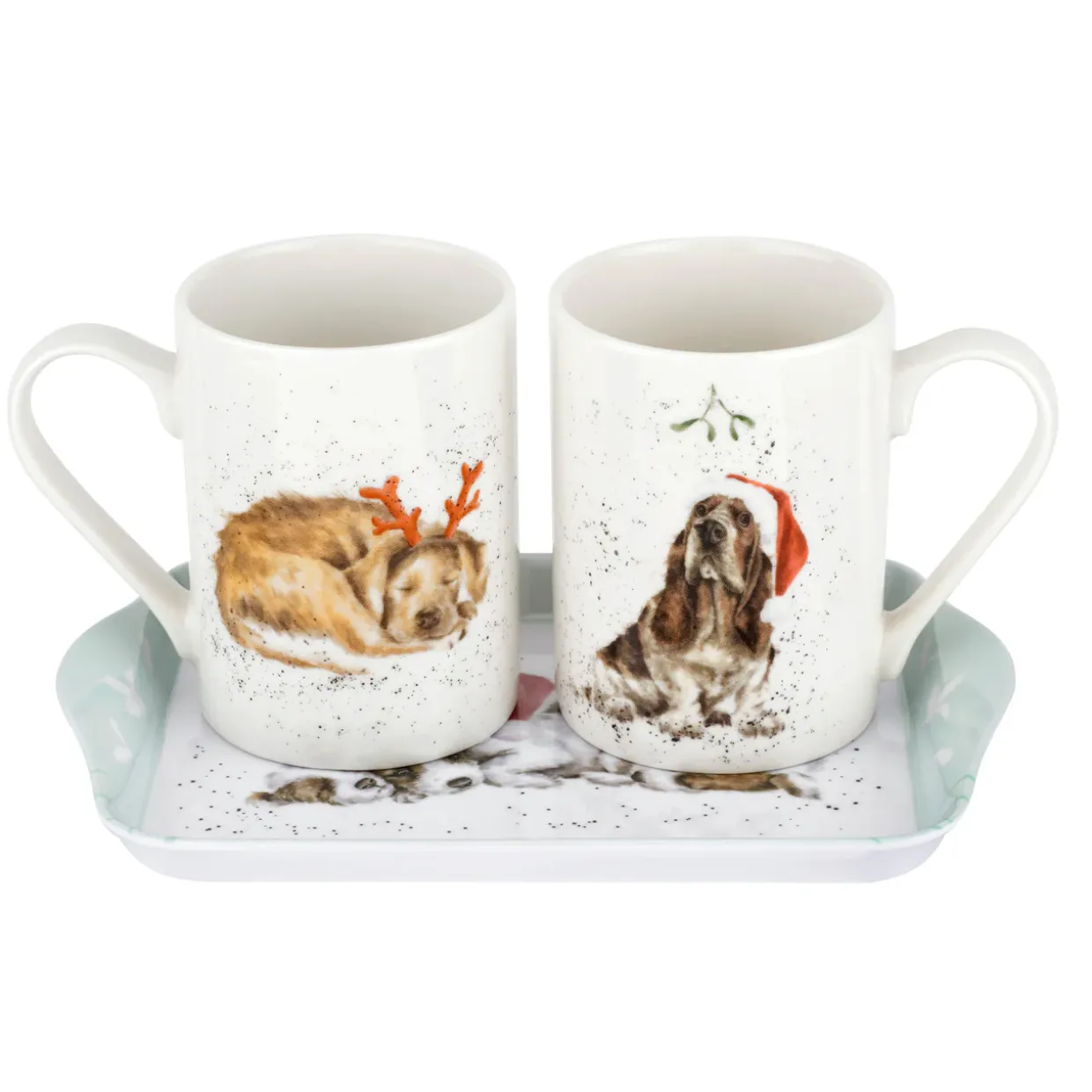 Santa Paws' Mug & Tray Set
