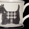 Scottie Dog Mug By Moorland Pottery