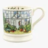 Setting Up Home Greenhouse 1/2 Pint Mug