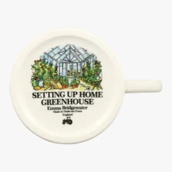Setting Up Home Greenhouse 1/2 Pint Mug