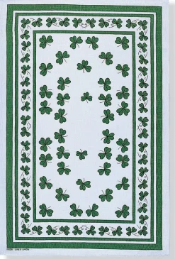 Shamrocks Cotton Tea Towel