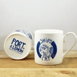 Ship's Cat Bone China Mug