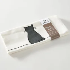 Sitting Cat Tea Towel