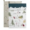 Snow Season Set Of 2 Tea Towels