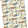Stitched Birdies Tea Towel