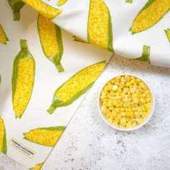 Sweetcorn Tea Towel By Corinne Alexander