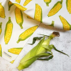 Sweetcorn Tea Towel By Corinne Alexander