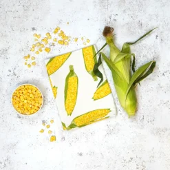 Sweetcorn Tea Towel By Corinne Alexander
